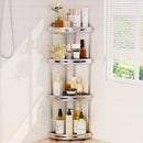 Binecer Corner Shower Caddy, 4 Tier Standing Shower Organizer with Soap Holder - Like New