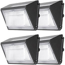 ZJOJO 4 Pack 120W New LED Wall Pack Dusk-to-Dawn Photocell B07RQRH9X8 - Black - Brand New