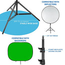 Fovitec 7'6" Spring Cushioned Collapsible Light Stand B01BX9BR6W - Black - Brand New