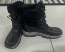 CAMEL CROWN WOMENS SNOW BOOTS - SIZE: WOMEN 9 (AU/UK W6.5) (EU W41) - BLACK/GRAY - Like New
