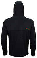SPYDER MEN’S BLACK RACER 1/4 ZIP PULLOVER HOODED SWEATER HOODIE - SIZE: MEN L - Like New