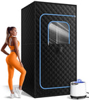 FREEYARE SAUNA BOX, PORTABLE SAUNA FOR HOME, STEAM SAUNA TENT, 1200W 3L - BLUE - Like New