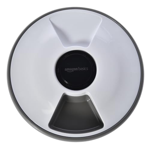 AMAZON BASICS AUTOMATIC PET FEEDER WITH COOLING PACK 12.4" X 12.4" X 2.99" - Like New