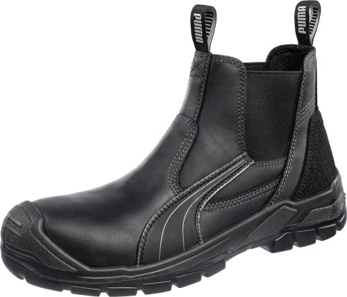 PUMA MEN'S TANAMI DOUBLE GORE BLACK SOFT TOE MID INDUSTRIAL SHOE, SIZE 11, BLACK - Like New