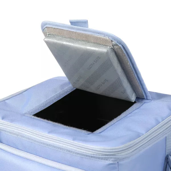 ARCTIC ZONE ESSENTIALS 24 CANS HARD SIDED COOLER - PALE PERIWINKLE - Brand New