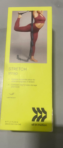 ALL IN MOTION STRETCH STRAP ALL IN MOTION YOGA ACCESSORY - BLACK/GRAY - Brand New