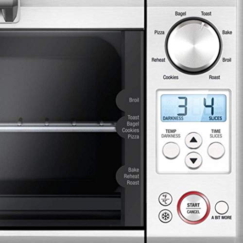 BREVILLE BOV450XL MINI SMART OVEN TOASTER OVEN SMALL - STAINLESS STEEL - Like New