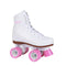 Chicago Rink Roller Skates Classic High-Top Quad Skates Padded Ankle - White - Like New