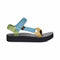 TEVA WOMEN'S MIDFORM UNIVERSAL SANDAL - SIZE WOMEN 8 - METALLIC BLUE MULTI - Like New