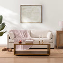 UGG LUNA COTTON THROW BLANKET, KNIT BLANKET, 50" X 70", 38816 PINK - PINK - Like New