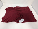 TIME AND TRU WOMEN'S COTTON CREWNECK TEE PUFF SLEEVES SIZE: XS - MAROON SUPREME - Brand New