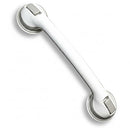SAFE-ER-GRIP CHANGING LIFESTYLES SUCTION CUP GRAB BARS BATHTUBS 16" - WHITE/GRAY - Like New