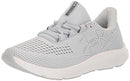 UNDER ARMOUR WOMENS CHARGED PURSUIT 3 WOMEN 6.5 HALO GRAY/WHITE - Like New