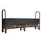 SHELTERLOGIC 8' ADJUSTABLE HEAVY DUTY OUTDOOR FIREWOOD RACK 90402 - Black - Like New