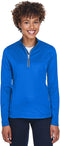 8230L UltraClub Ladies Sport Quarter-Zip Pullover New