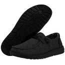 Hey Dude Women's Wendy Sox Micro Total Black Size 10 - Brand New