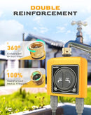 RAINPOINT WIFI WATER TIMER 2-ZONE, BRASS INLET, GARDEN IRRIGATION - YELLOW/BLACK - Like New