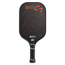 A11N SPORTS ZENITH PICKLEBALL PADDLE 16MM T-700 CARBON FIBER ELONGATED C7 RED - Like New