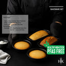 HELL'S KITCHEN 4 PC BAKEWARE SET - BLACK - Like New