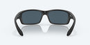 COSTA DEL MAR JOSE SUNGLASSES - BLACKOUT FRAME, GRAY POLARIZED LENSES, 62-16-130 - Like New