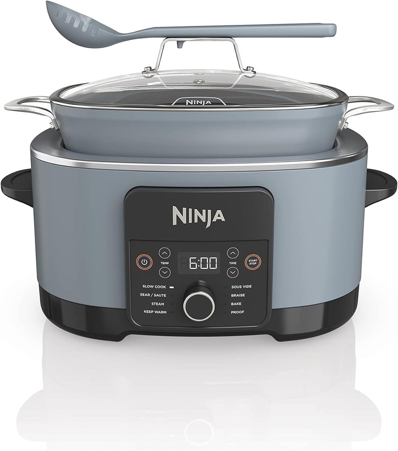 Ninja MC1001 Foodi PossibleCooker PRO 8.5 Quart Multi-Cooker - SEA SALT GRAY - Like New
