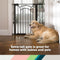 SAFETY 1ST EASY INSTALL DECOR TALL & WIDE GATE - BROWN - Like New