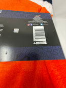 NORTHWEST AUBURN TIGERS NORTHWEST COMPANY DENALI SILVER KNIT THROW 60'' X 72'' - Brand New