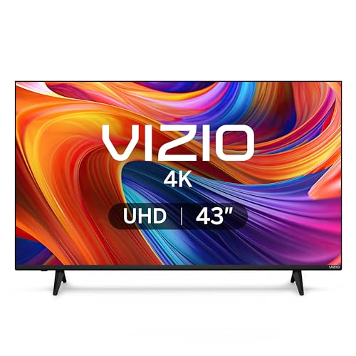 VIZIO 43" 4K UHD LED SMART TV W/DOLBY VISION HDR WIFI 6 BLUETOOTH - BLACK - Like New