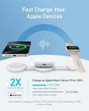 Anker MagSafe Compatible MagGo UFO 3-in-1 Charger, iPhone 17 Wireless - Like New