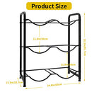 Iococee 5 Gallon Water Jug Rack, 3-Tier Water Bottle Holder Storage Rack - Brand New