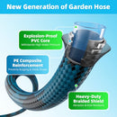 MBTRONG GARDEN HOSE NON-EXPANDABLE WATER HOSE 100FT FLEXIBLE KINK & LEAK - BLUE - Like New