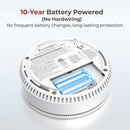 SITERWELL SMOKE DETECTORS 10 YEAR SEALED BATTERY GS886-H04-6 PACK - WHITE - Like New