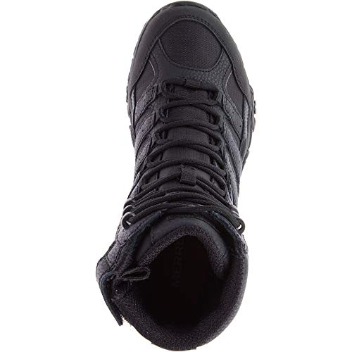 MERRELL MEN'S MOAB 2 MID 8" TACTICAL BOOT BLACK SIZE MEN 8.5 - Like New