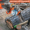 BEI & HONG Mini Chainsaw Cordless 6" 2 Battery BH-6 - ORANGE AND BLACK - Like New