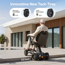 TIVARO EW8001 PRO ELICTRIC WHEEL CHAIR - BLACK - Like New