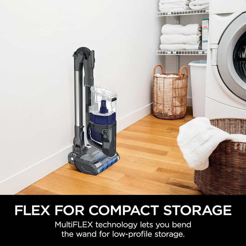 Shark IZ482H Vertex Cordless Stick Vacuum - Silver/Iris - Like New