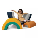PLAYTOPIA FOAM RAINBOW SET SOFT PLAY EQUIPMENT - 3PC - MULTICOLOR - Like New