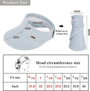 LIVINGSTON SUN VISORS FOR WOMEN SUN HAT WIDE BRIM UV PROTECTION - LIGHT BLUE - Like New