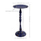 Sunnydaze Feathered Friends Iron Pedestal Bird Feeder - Blue - 26" H - Like New