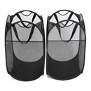 SMART DESIGN POP UP LAUNDRY HAMPER WITH EASY CARRY HANDLES 3016120 - BLACK - Like New