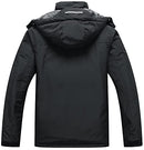 SUOKENI Men's Waterproof Ski Jacket Warm Winter Snow Coat Hooded Raincoat XL - Like New