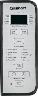CUISINART CBK-100FR AUTOMATIC BREAD MAKER - SILVER - Like New