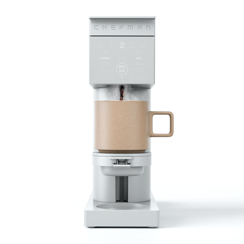 CHEFMAN CAFFEINATOR RJ14-DB-CON-WM CONCRETE SINGLE-SERVE COFFEE MAKER ...
