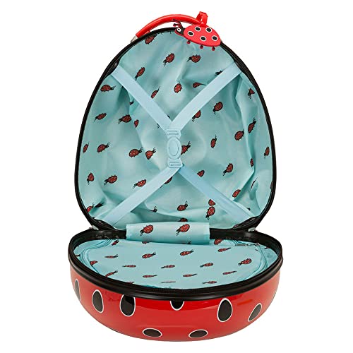 ROCKLAND KIDS MY FIRST HARDSIDE SPINNER LUGGAGE, CARRY-ON 19" - LADYBUG RED - Like New