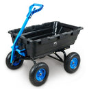 TRAPPER'S PEAK EXTRA LARGE HEAVY DUTY GARDEN WAGON DUMP CART - BLACK/BLUE - Like New
