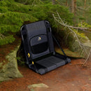 GCI OUTDOOR SITBACKER ADJUSTABLE CANOE SEAT WITH BACK SUPPORT - BLACK - Like New