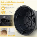 DREAMADE Rolling Step Stool Kick Ladder Stool Swiveling Wheels B0DRNH9C8G - Like New