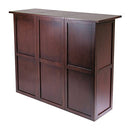 WINSOME NEWPORT WOOD EXPANDABLE COUNTER WINE BAR ANTIQUE WALNUT 94350 - BROWN - Like New