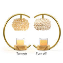 YEUSLOR CANDLE WARMER LAMP FOR JAR CANDLES WITH BRIGHTNESS&amp;TIMER - GOLD - Like New