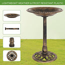 VINGLI Pedestal Bird Bath - Garden Decor - Copper - Brand New